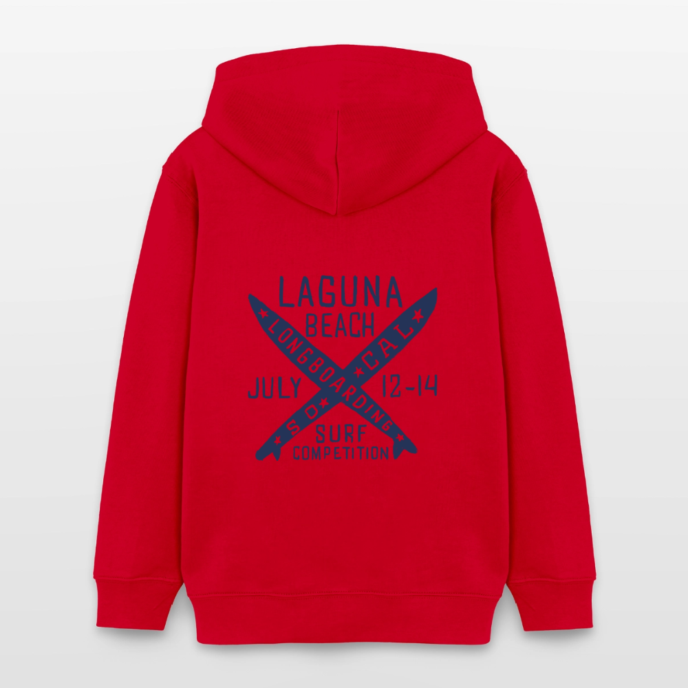 Sudadera Infantil Premium con Capucha LAGUNA BEACH - red