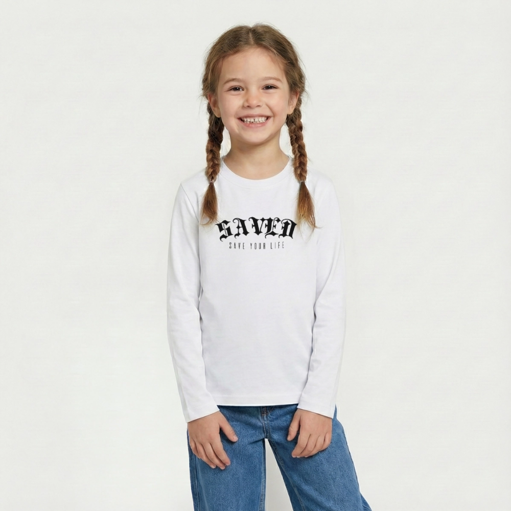 Teenagers' Premium Longsleeve Shirt - white