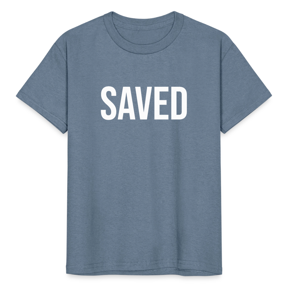 Kids’ Heavy Cotton T-Shirt - steel blue