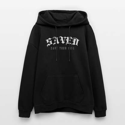 Oversized Unisex Hoodie - black