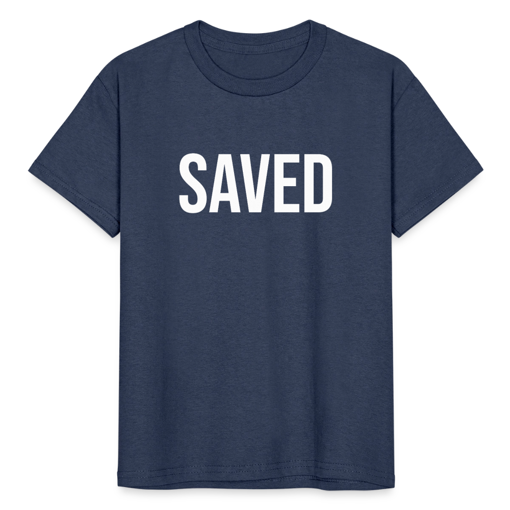 Kids’ Heavy Cotton T-Shirt - navy