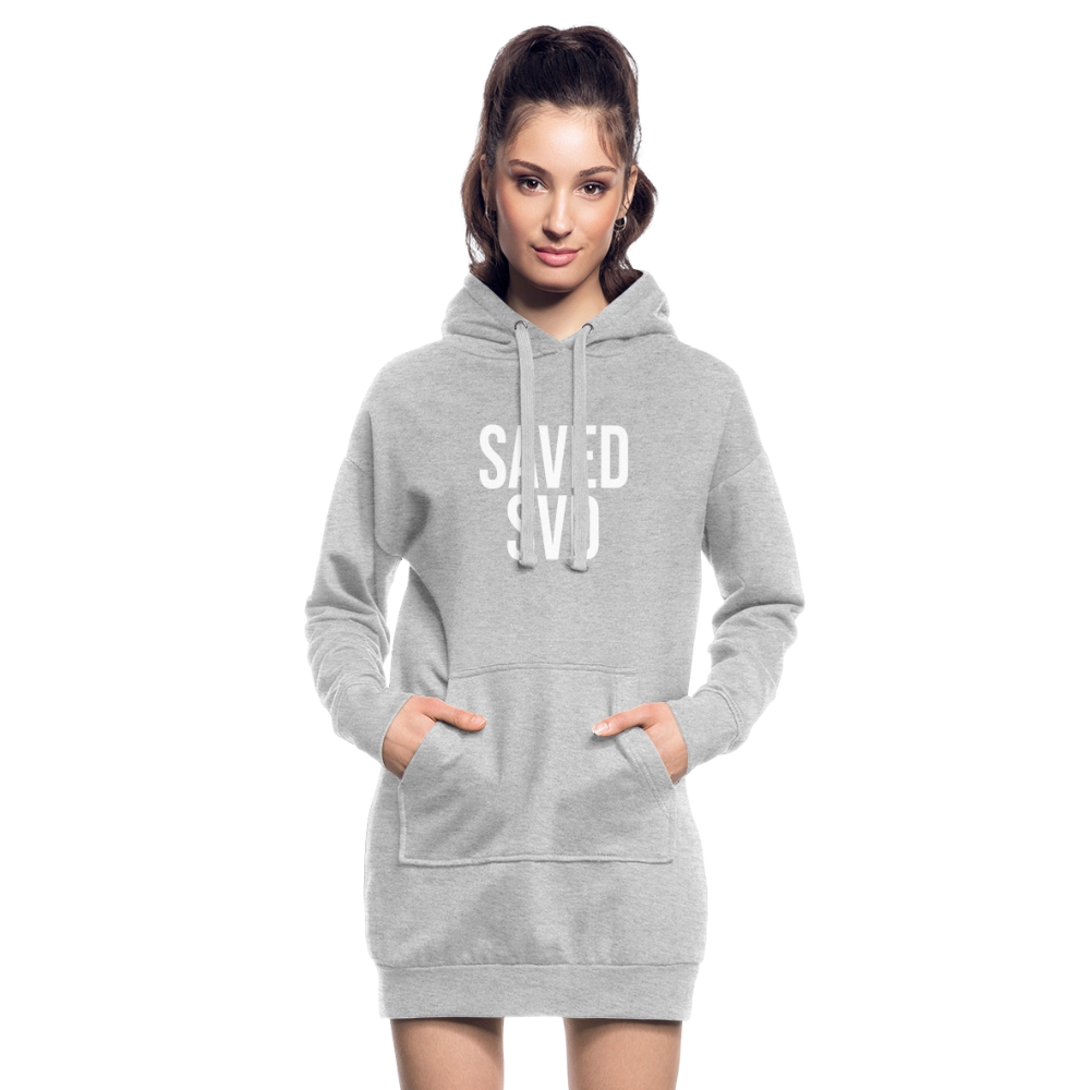 Hoodie Dress - heather grey