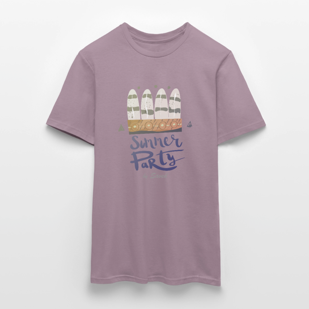 Men's T-Shirt - purple-grey 