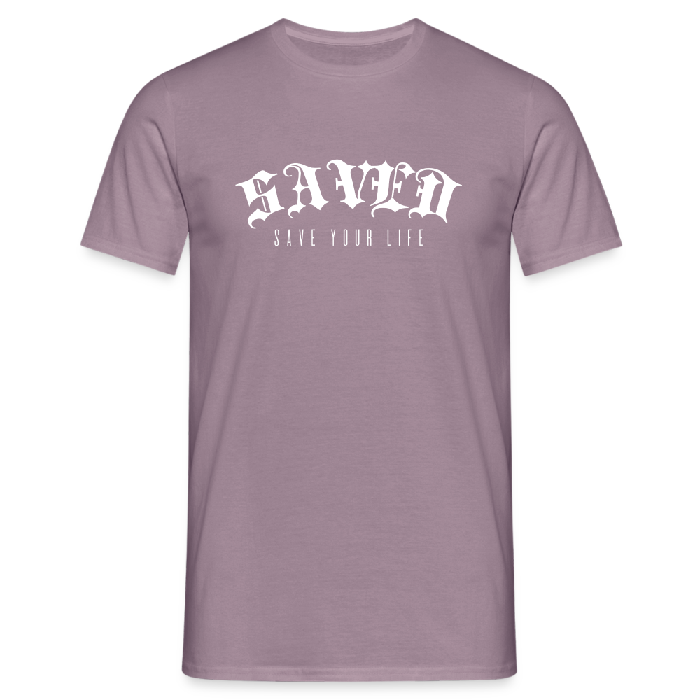 Men's T-Shirt - purple-grey 