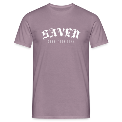 Men's T-Shirt - purple-grey 