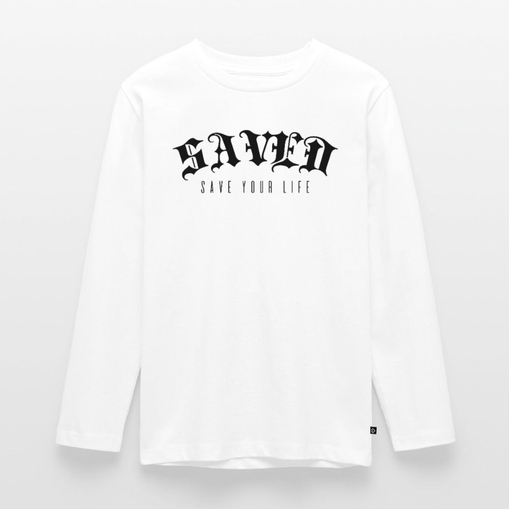 Teenagers' Premium Longsleeve Shirt - white