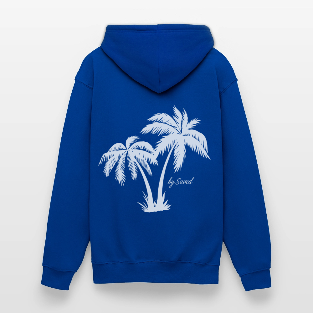 Unisex Hoodie Palm tree - bright royal