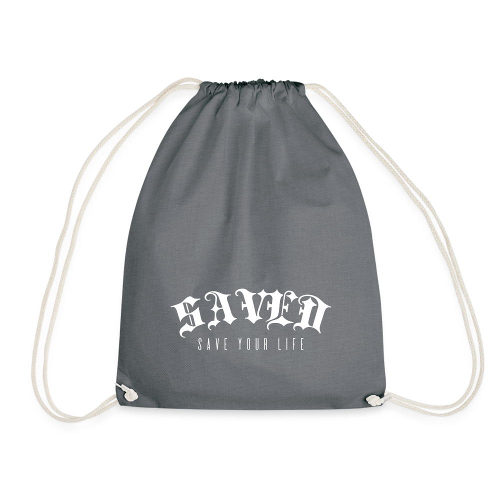 Drawstring Bag - grey
