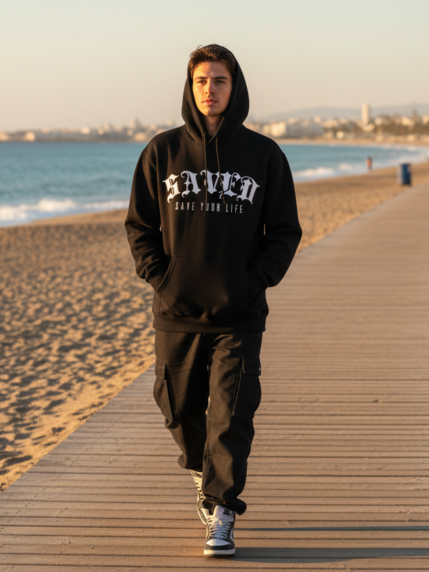 Sudadera Unisex Premium SAVED ORIGINAL Palm tree
