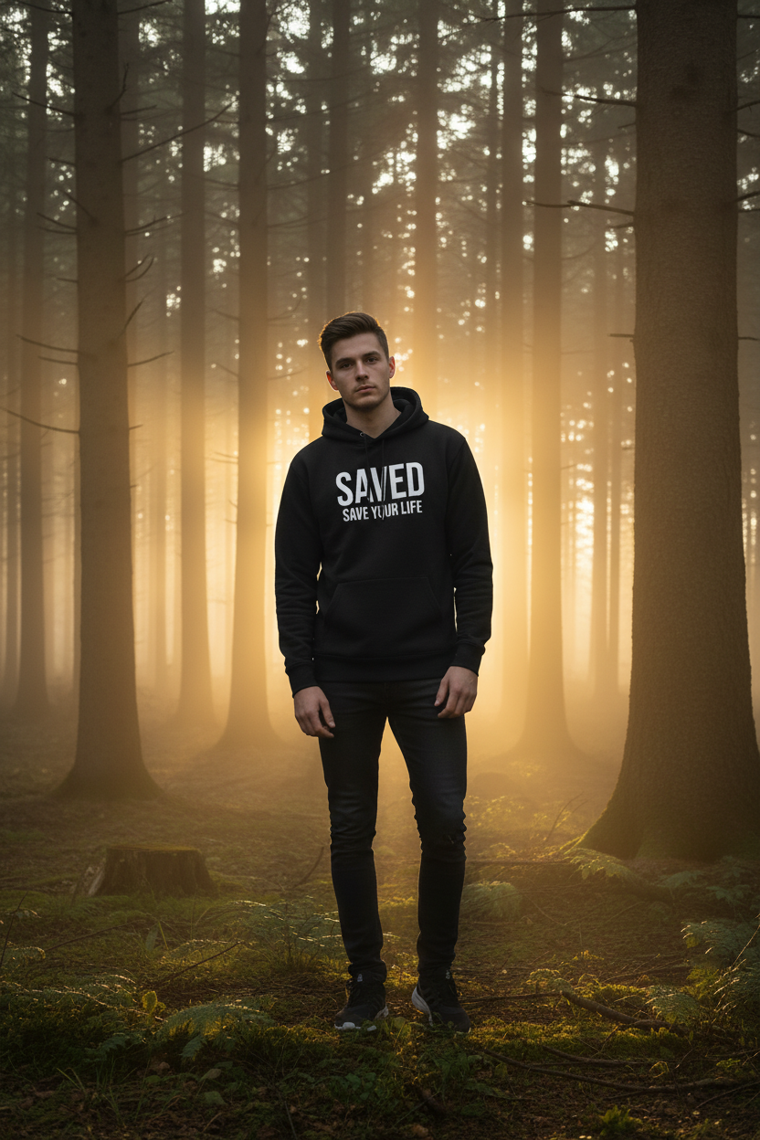 Sudadera Unisex Premium SAVE YOUR LIFE Palm tree
