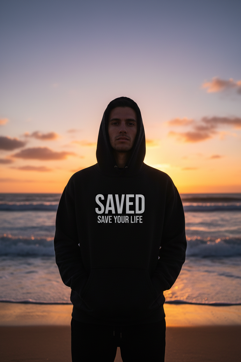 Sudadera Unisex Premium SAVE YOUR LIFE Palm tree