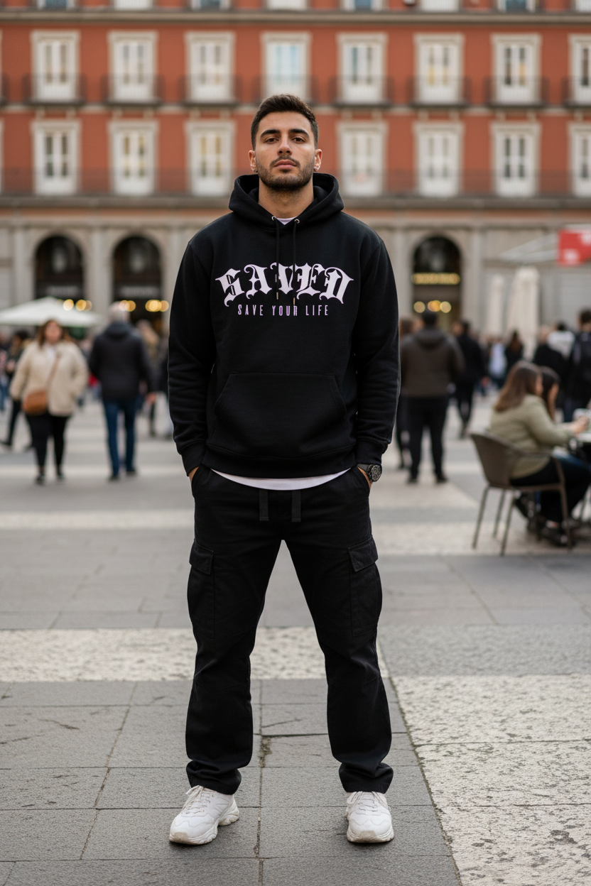 Sudadera Unisex Premium SAVED ORIGINAL Palm tree