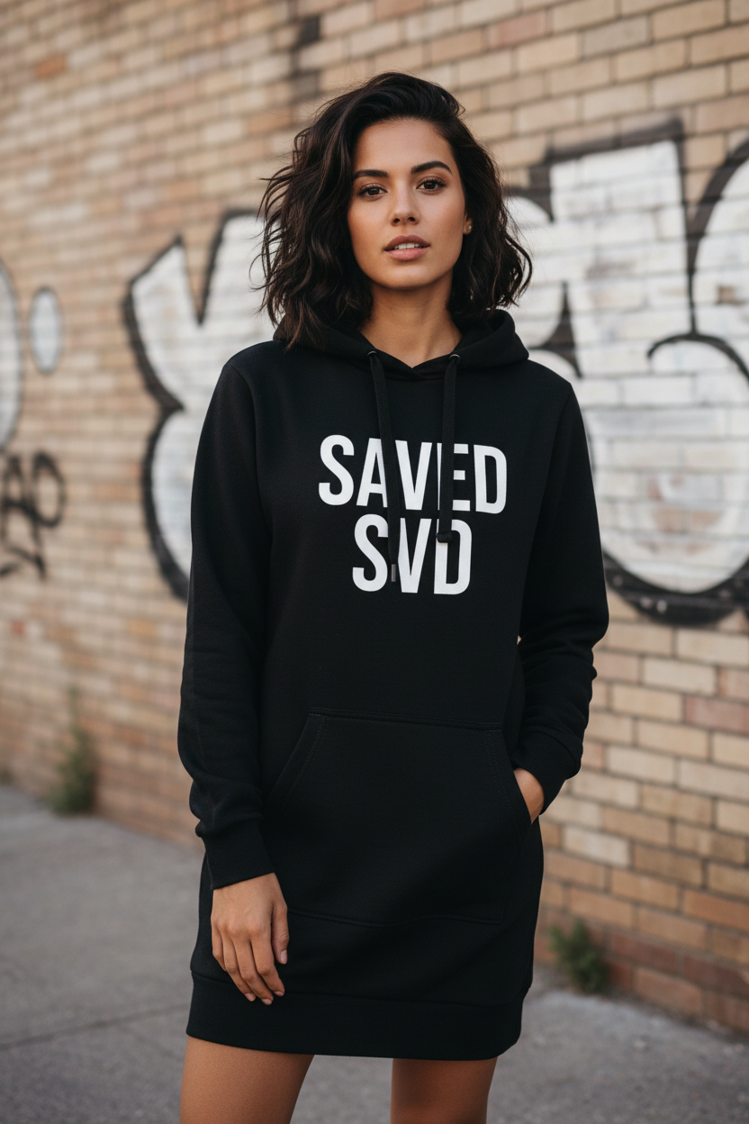 Modelo femenino vestido negro - 2