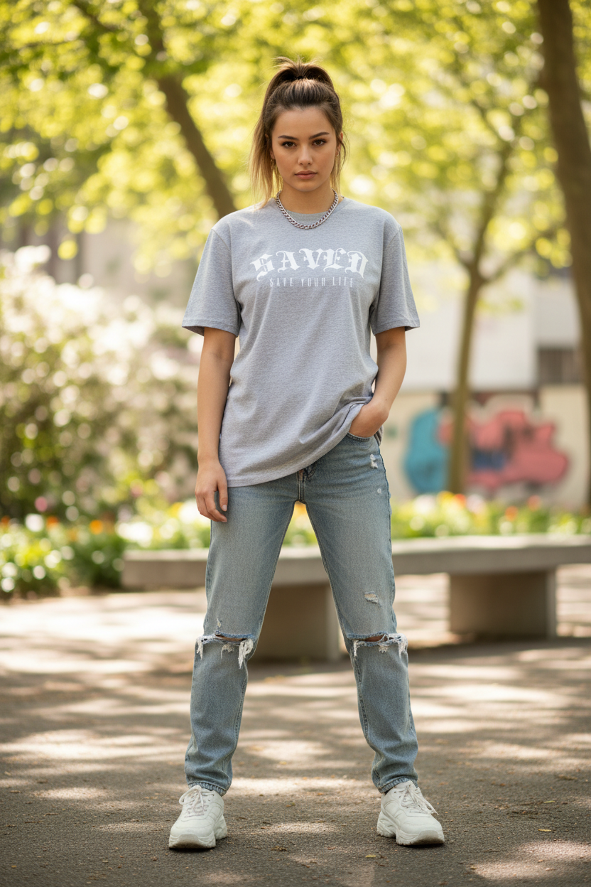 Camiseta Unisex Manga Corta Premium SAVED ORIGINAL