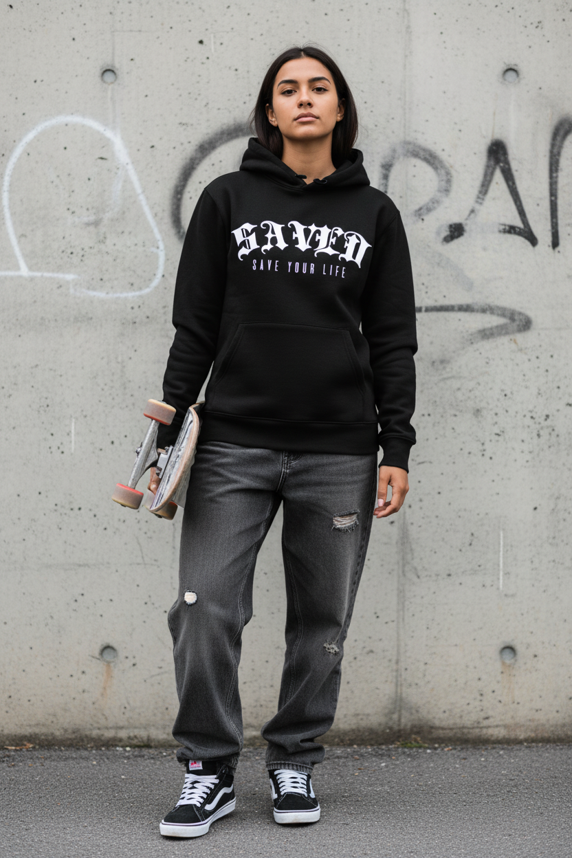 Sudadera Unisex Premium SAVED ORIGINAL Palm tree