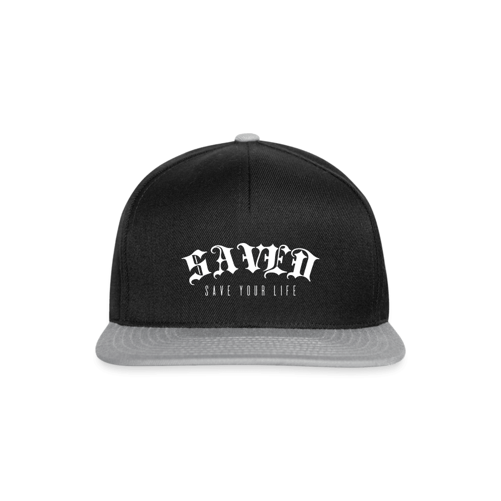 Snapback Cap - black/grey