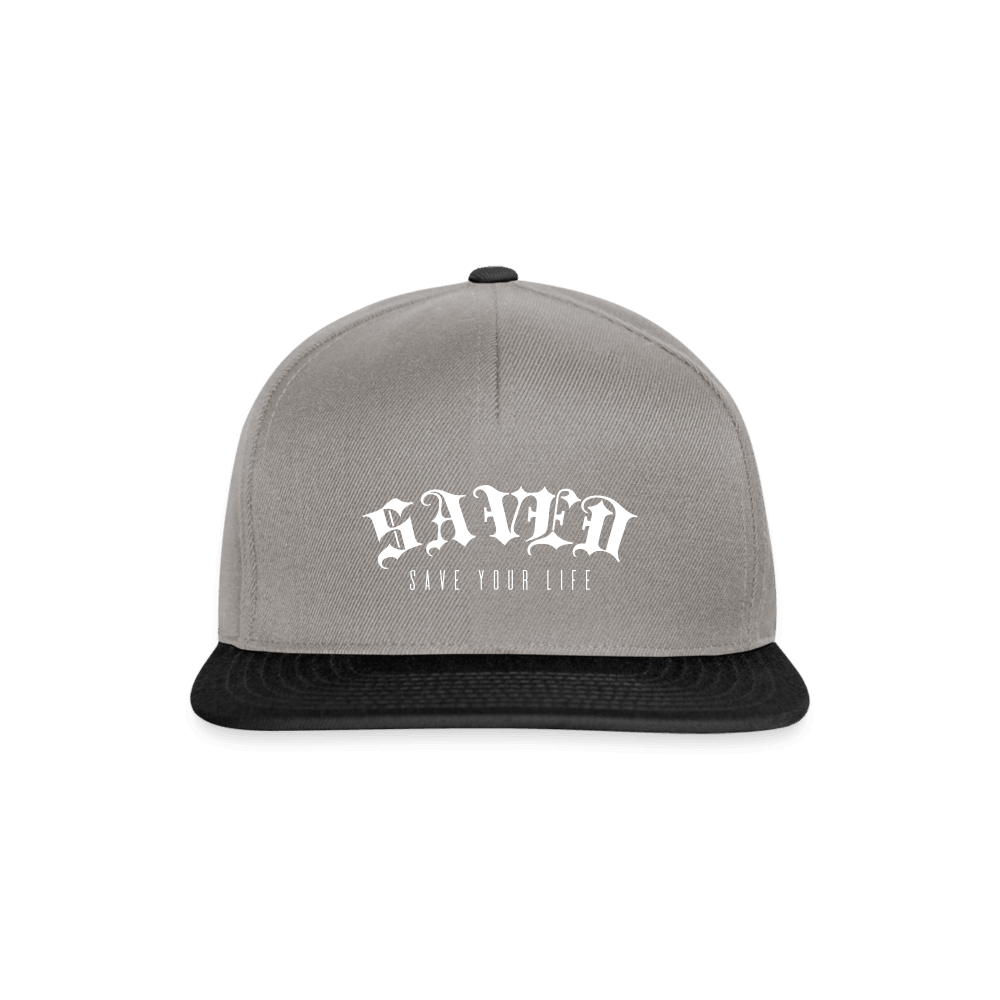 Snapback Cap - graphite/black