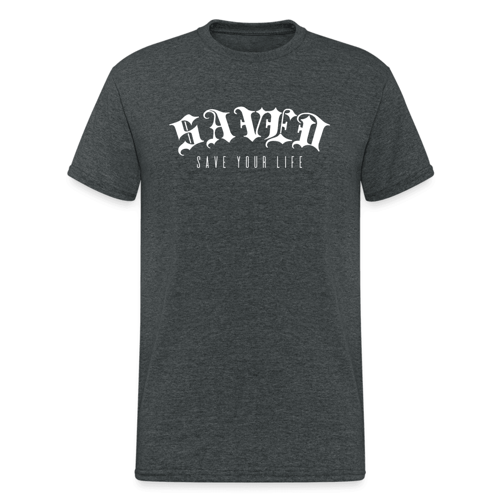 Men’s Gildan Heavy T-Shirt - dark heather grey