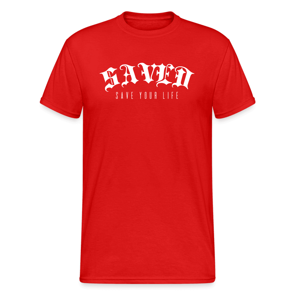 Men’s Gildan Heavy T-Shirt - red