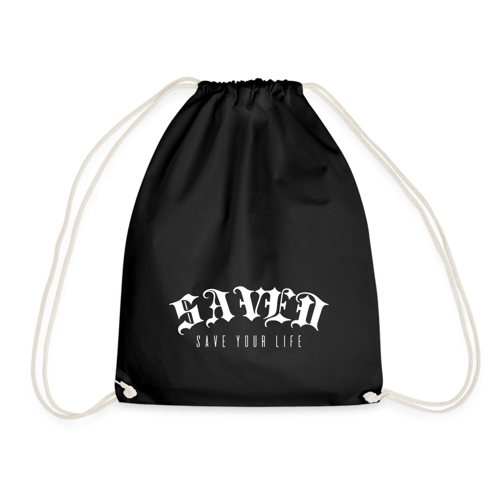 Drawstring Bag - black