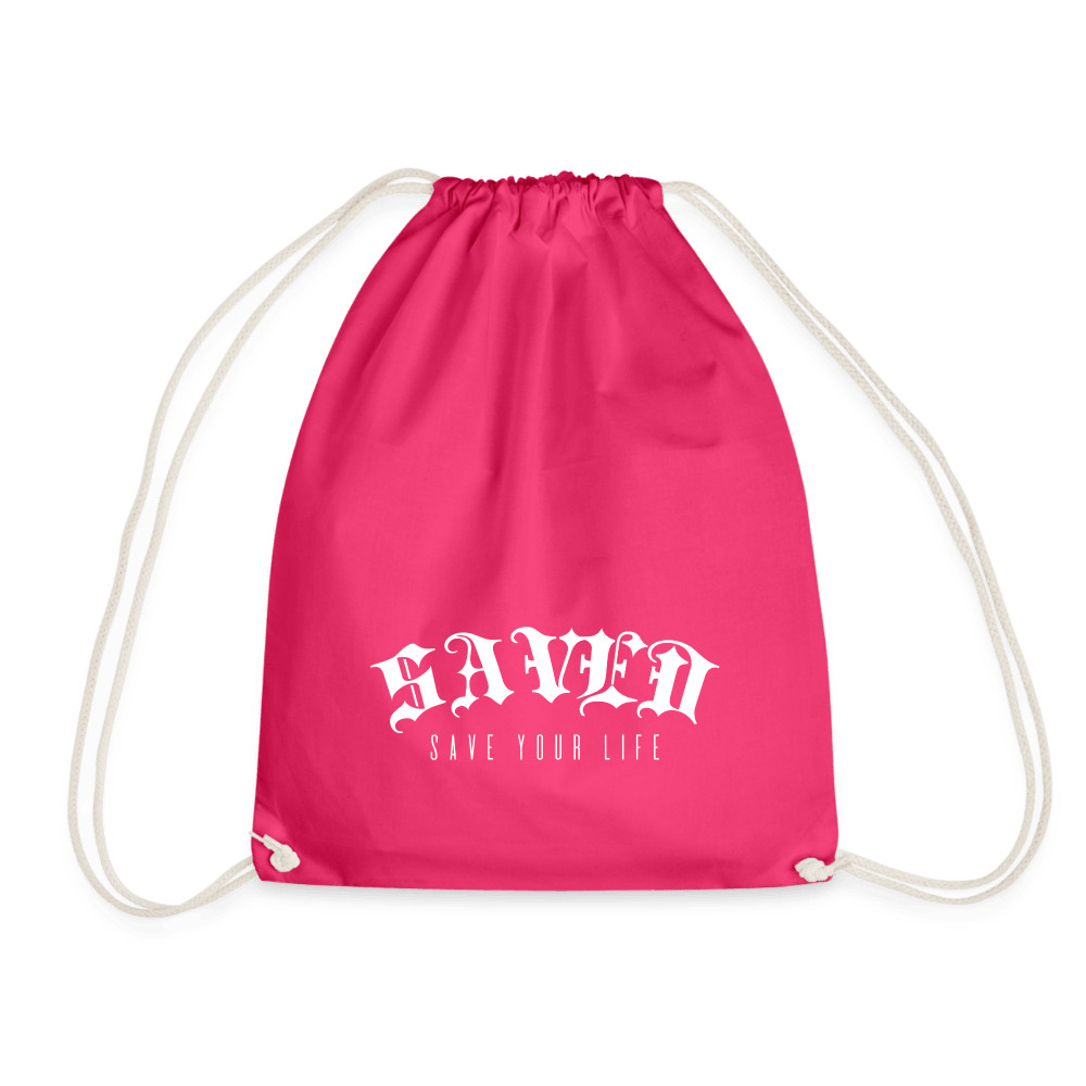 Drawstring Bag - fuchsia