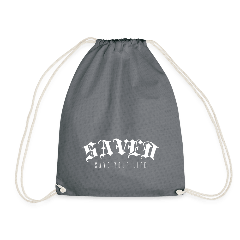 Drawstring Bag - grey