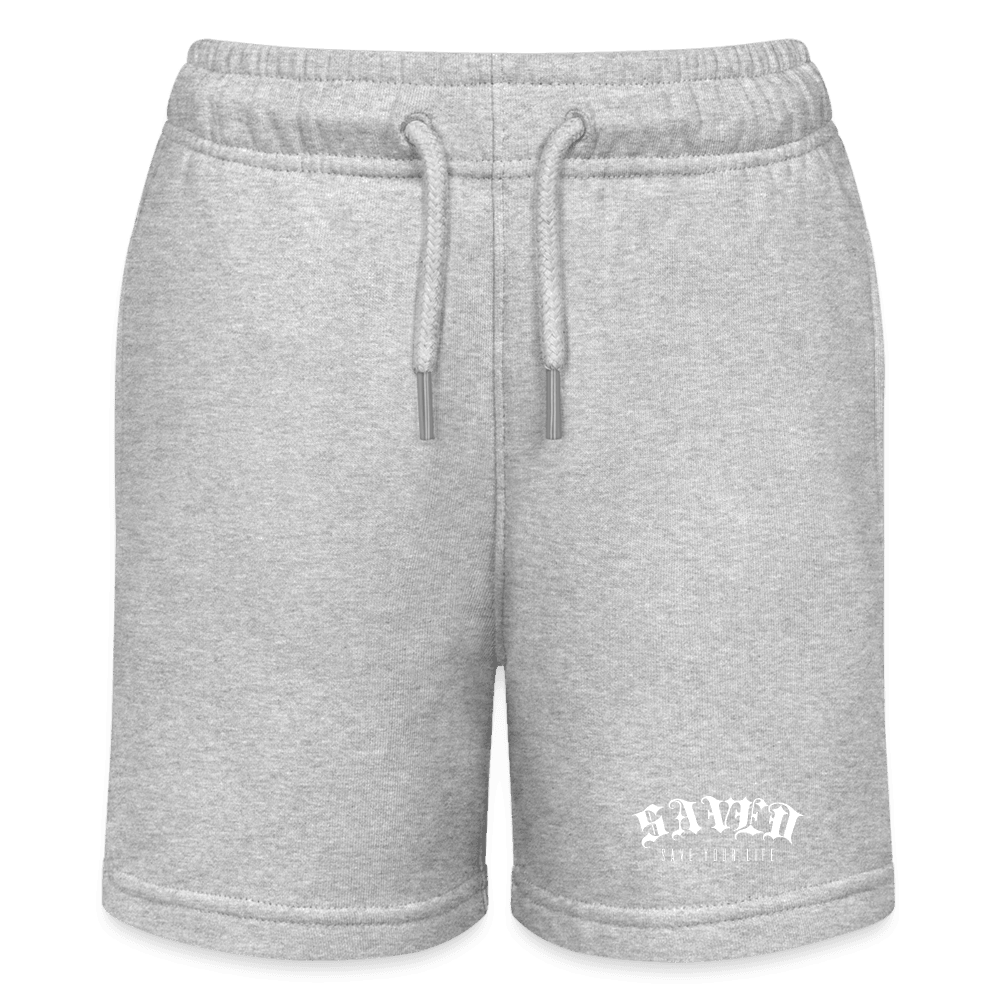 Stanley/Stella MINI BOLTER Organic Teen Jogging Shorts - heather grey