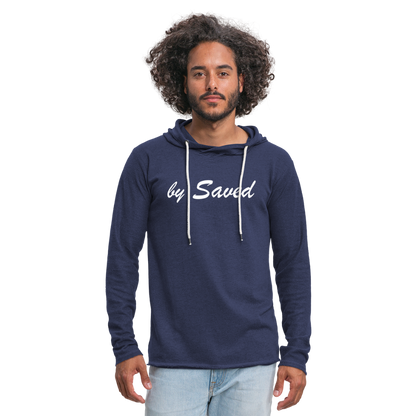 Light Unisex Sweatshirt Hoodie - heather navy