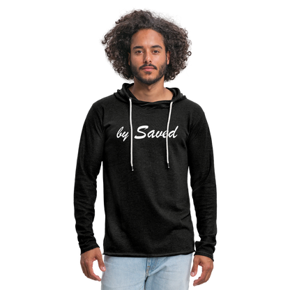 Light Unisex Sweatshirt Hoodie - charcoal grey