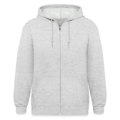 Men’s Heavyweight Hooded Jacket - heather white