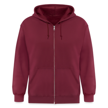 Men’s Heavyweight Hooded Jacket - maroon