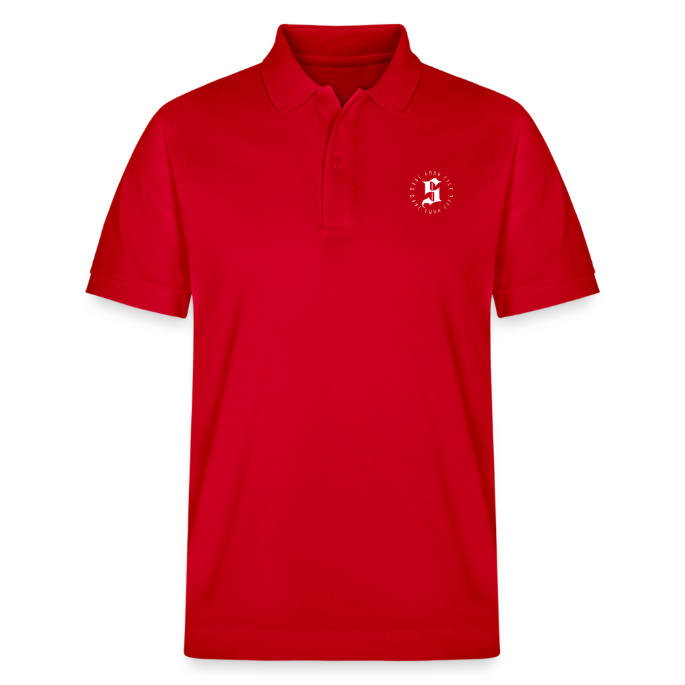 Stanley/Stella PREPSTER Organic Unisex Polo Shirt - red