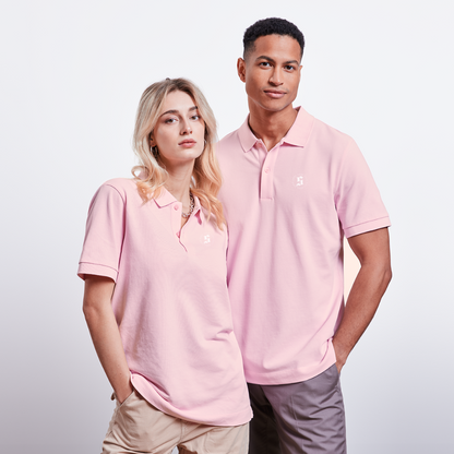 Stanley/Stella PREPSTER Organic Unisex Polo Shirt - cotton pink