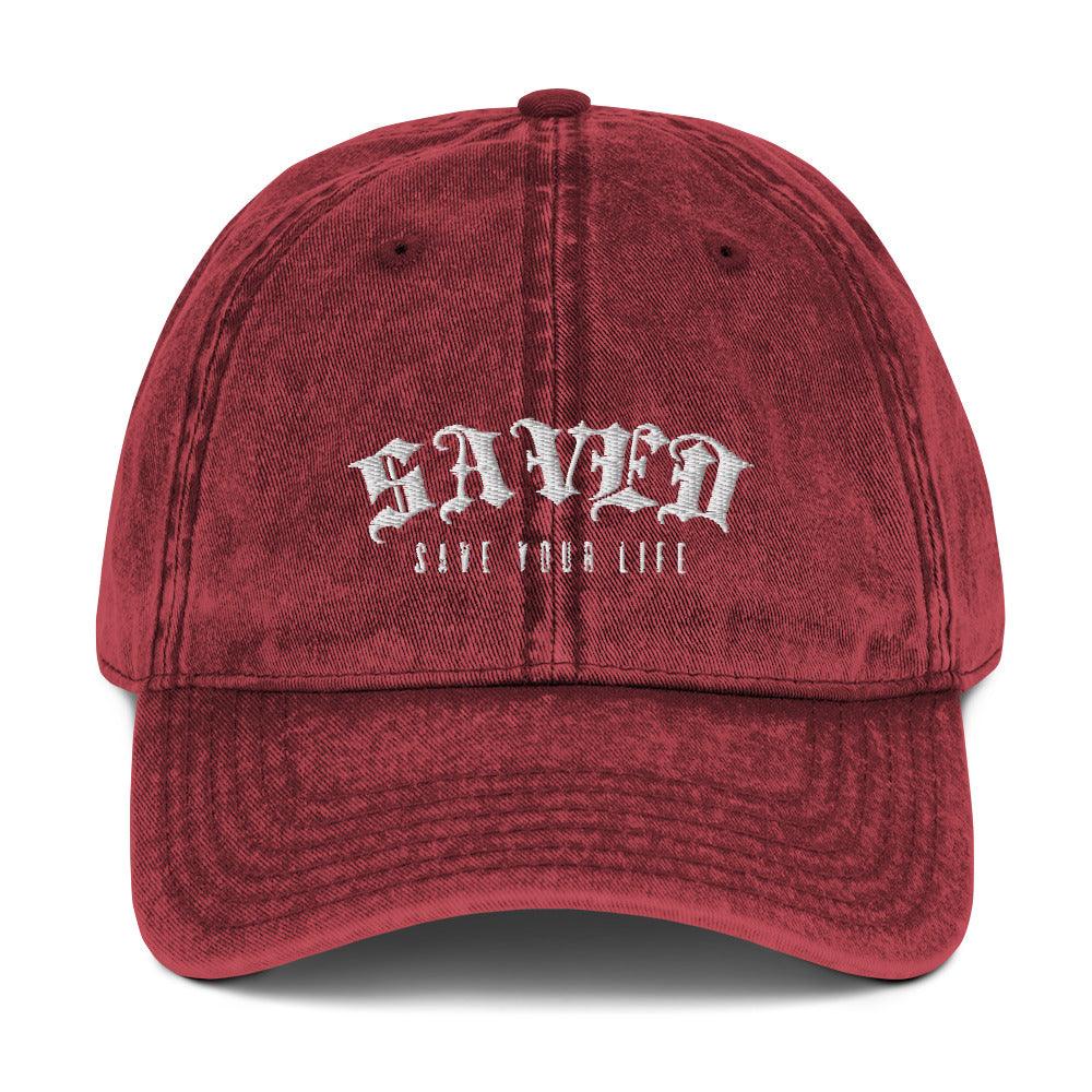 Vintage Cotton Twill Cap - SAVEDSVD 