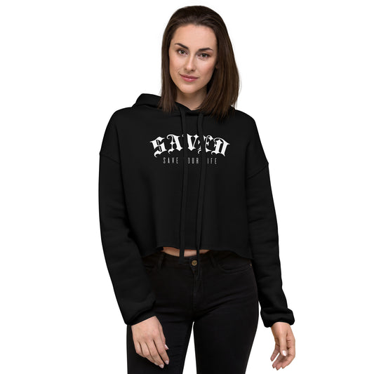 Crop Hoodie - SAVEDSVD 