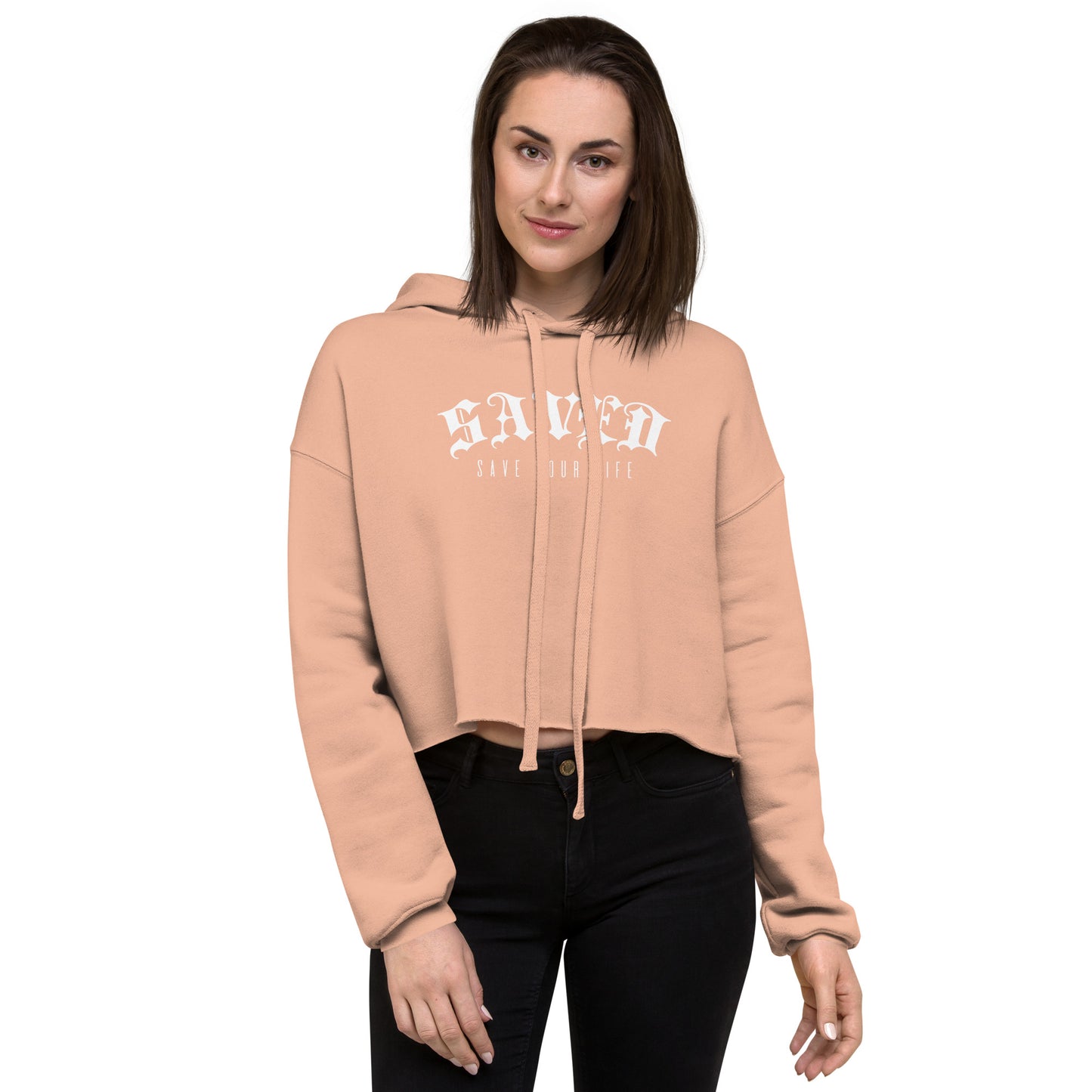 Crop Hoodie - SAVEDSVD 