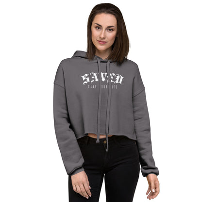 Crop Hoodie - SAVEDSVD 